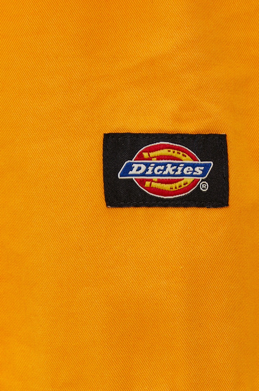 

Бавовняна сорочка Dickies чоловіча колір жовтий regular