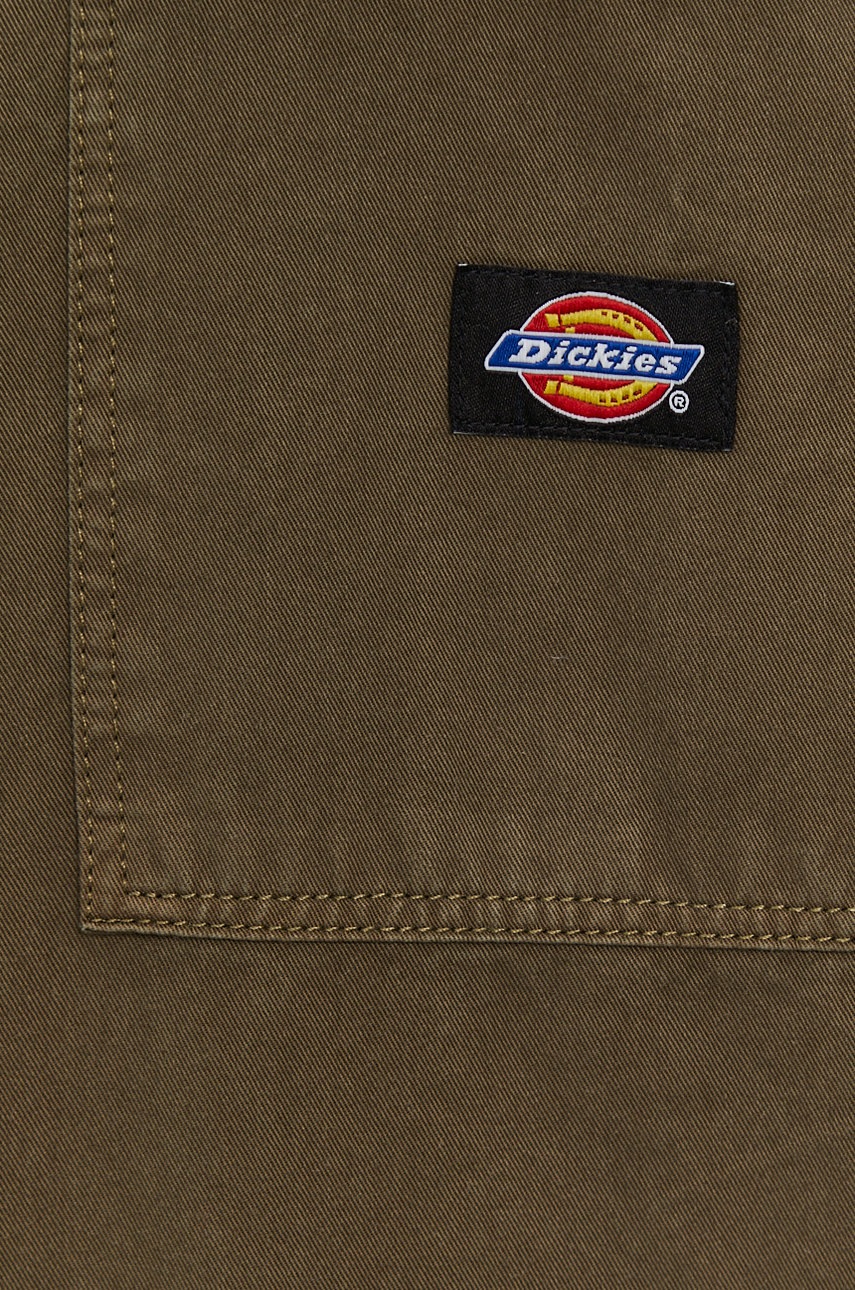 

Бавовняна сорочка Dickies чоловіча колір зелений regular