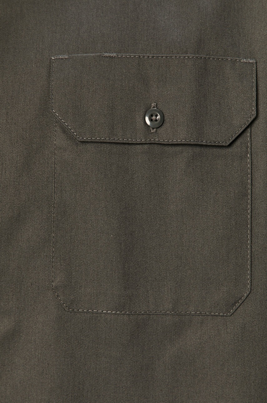 

Рубашка Dickies мужская цвет серый relaxed классический воротник