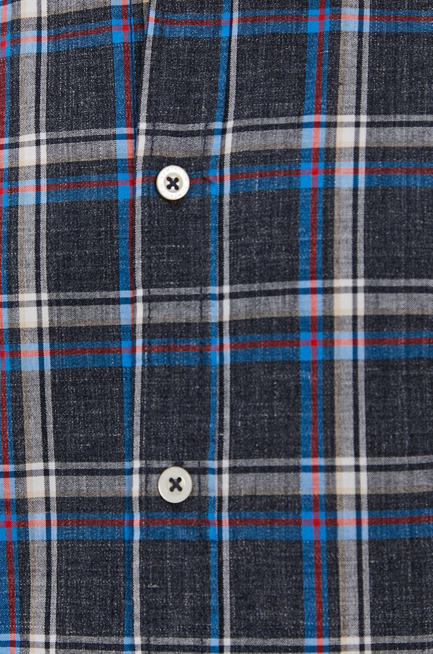 

Бавовняна сорочка Tom Tailor чоловіча колір сірий regular комір button-down