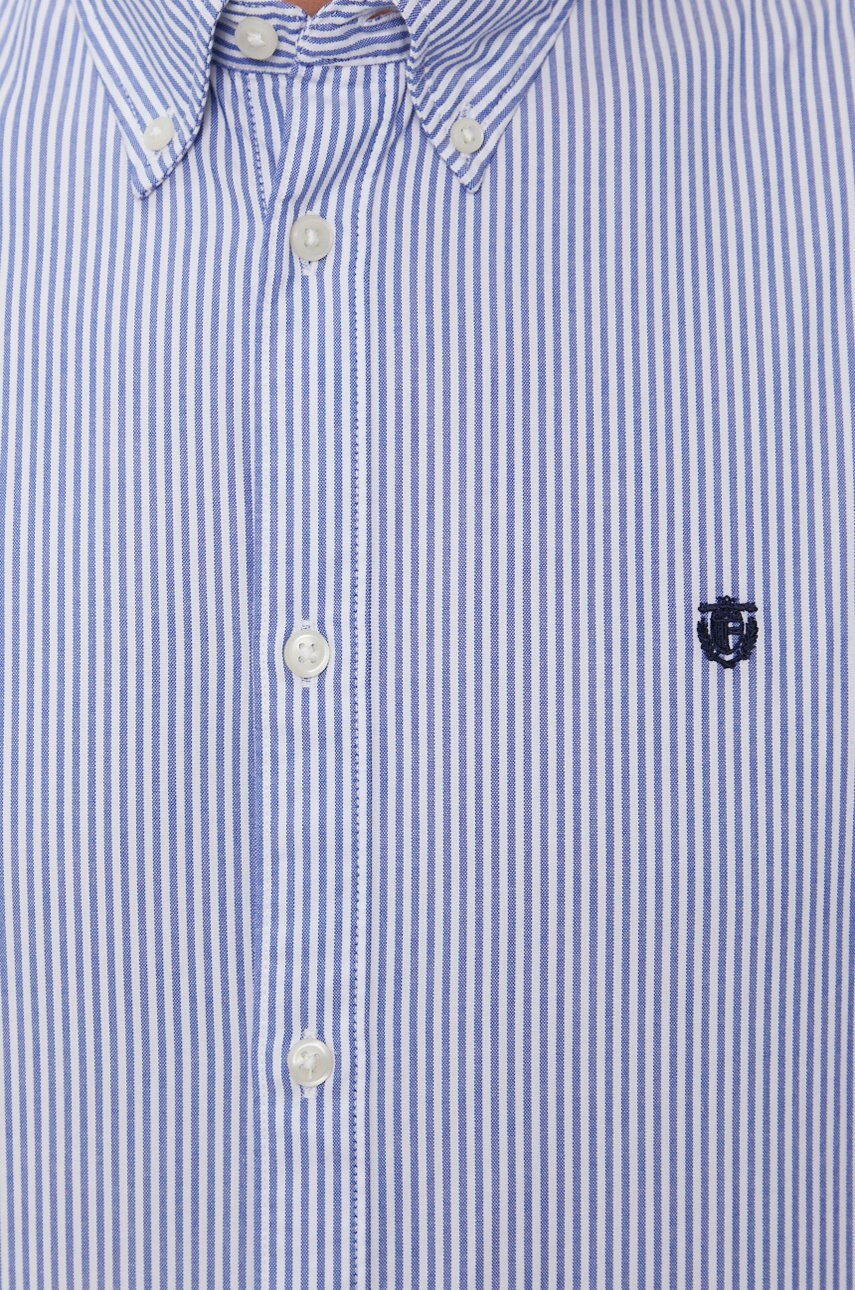 

Хлопковая рубашка Selected мужская regular воротник button-down