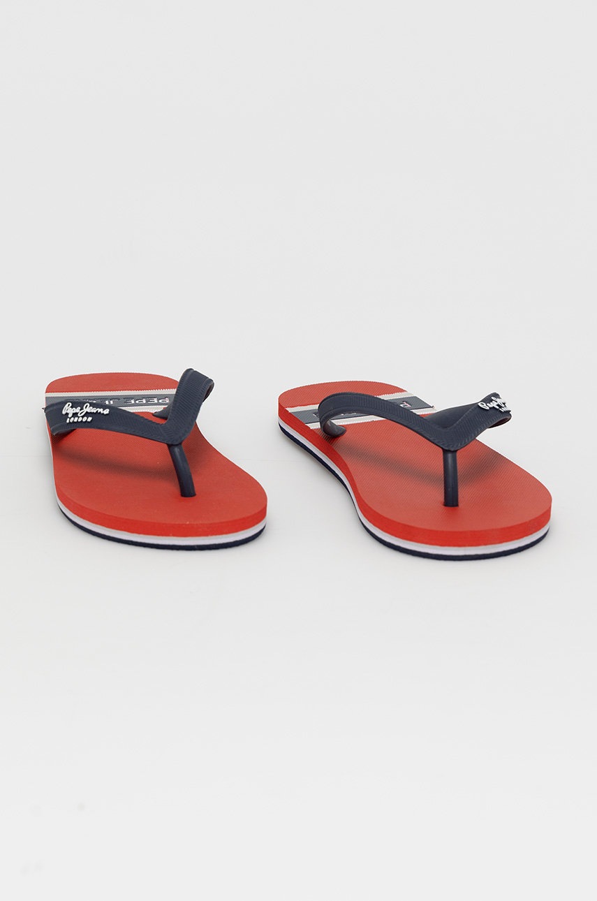 

Дитячі в'єтнамки Pepe Jeans Bay Beach Boy колір червоний