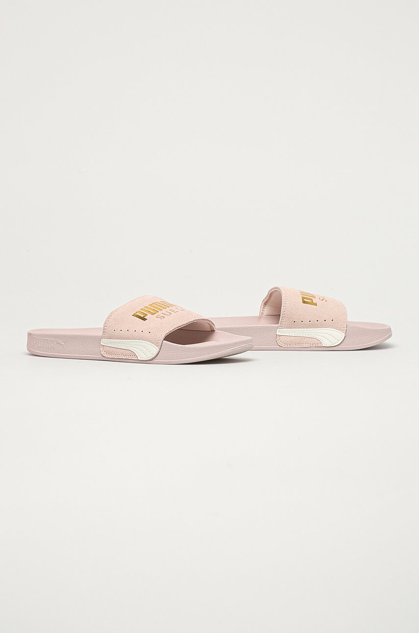 

Кожаные шлепанцы Puma 372277. женские цвет розовый