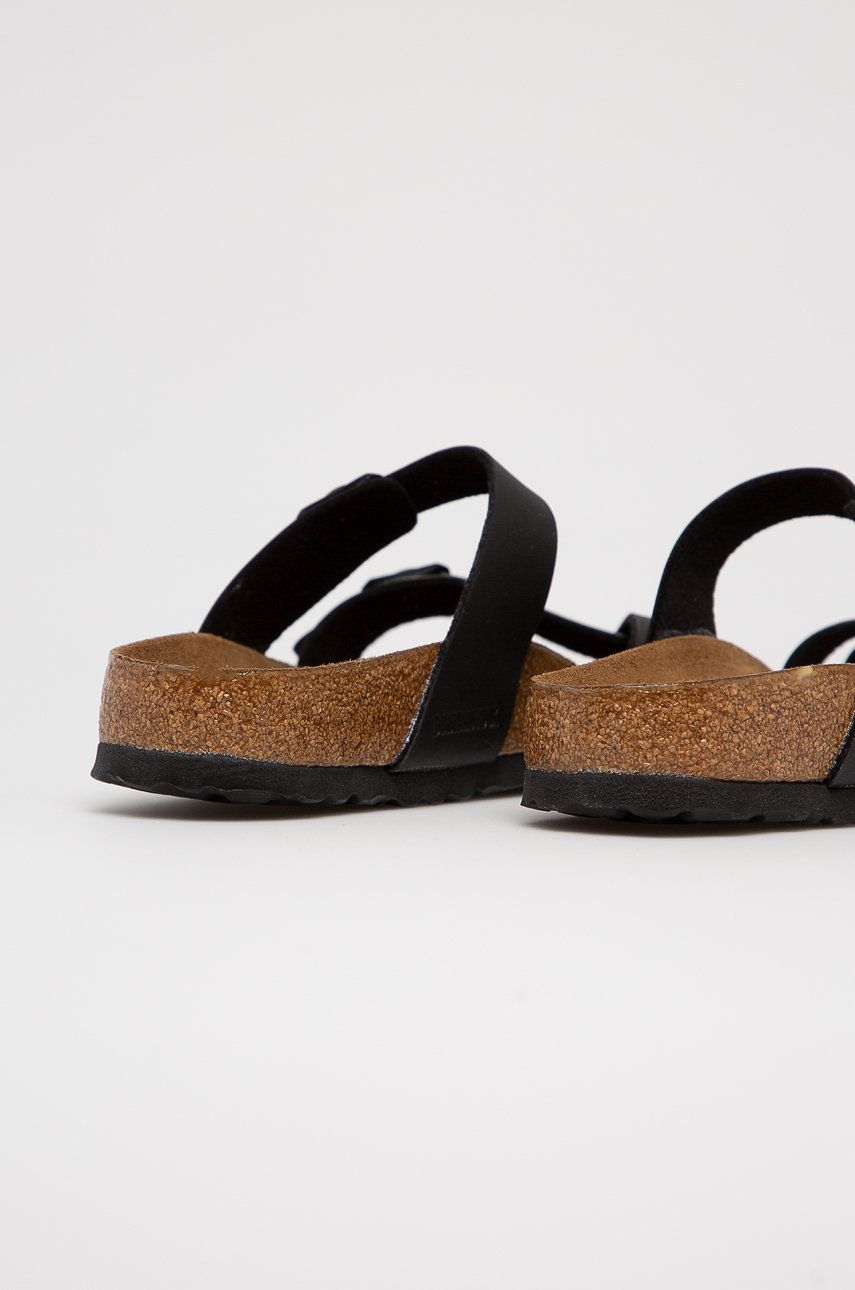 Natikači Birkenstock Mayari ženski, črna Barva, 71793