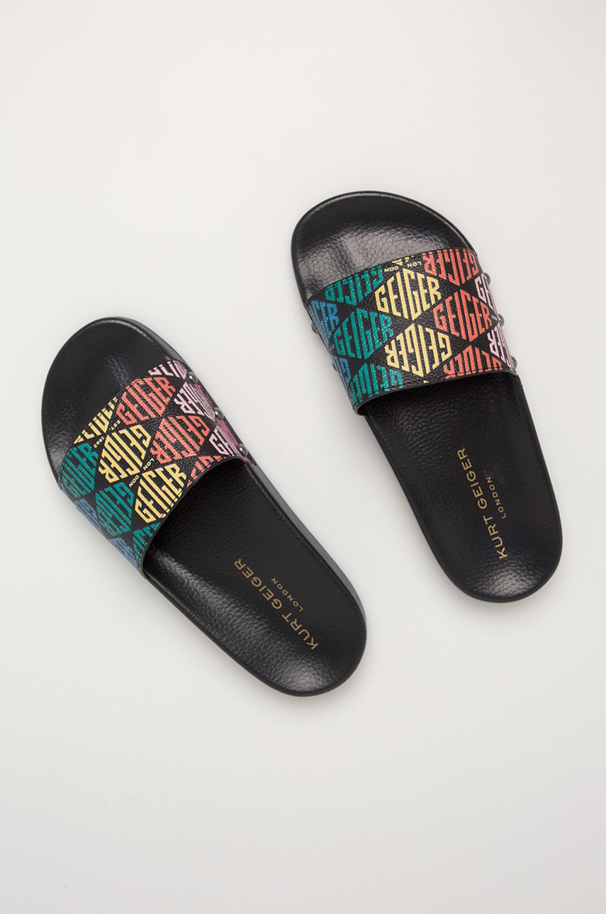 

Шлепанцы Kurt Geiger London женские цвет чёрный