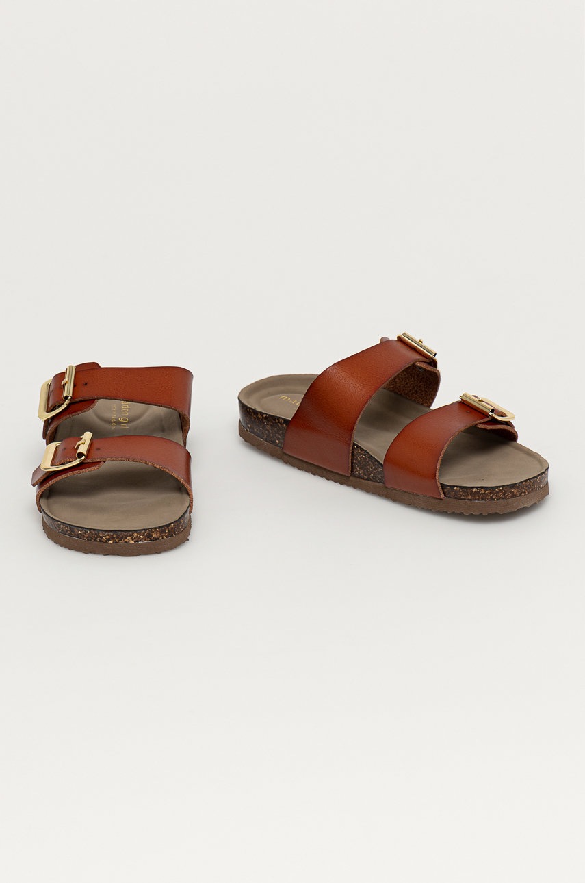

Шльопанці Steve Madden жіночі колір коричневий