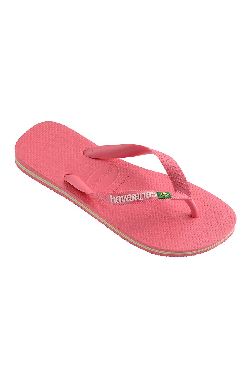 

В'єтнамки Havaianas жіночі колір рожевий на плоскому ходу