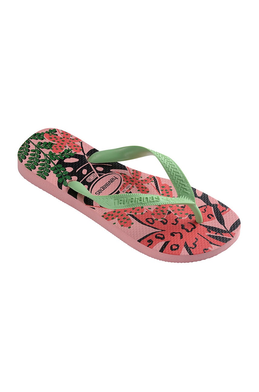 

Вьетнамки Havaianas женские цвет розовый на плоском ходу