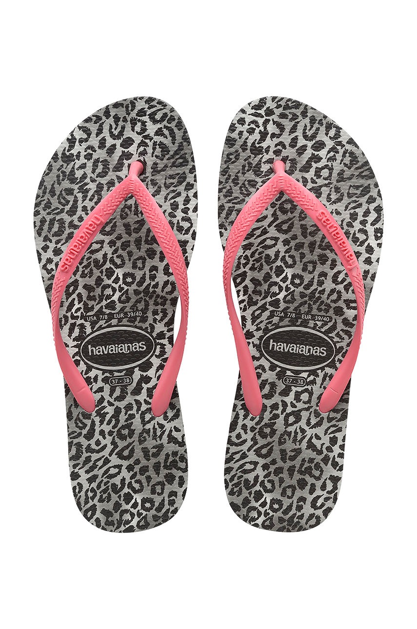 

Джапанки Havaianas дамски в черно с равна подметка, Черен
