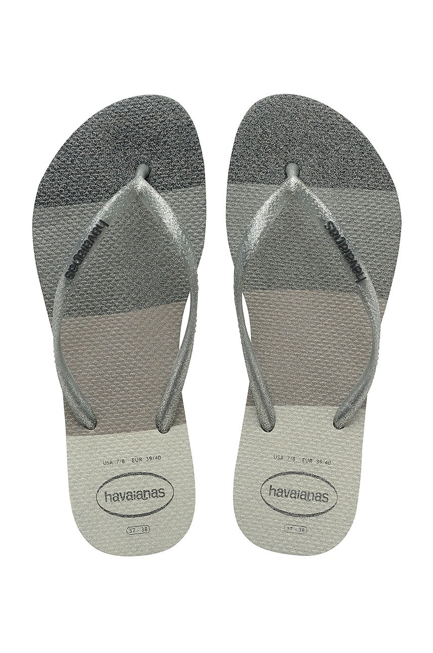 

Джапанки Havaianas дамски в бяло с равна подметка, Бял