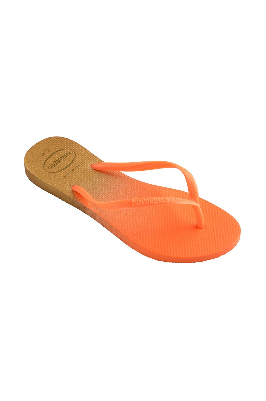 

В'єтнамки Havaianas жіночі колір помаранчевий на плоскому ходу