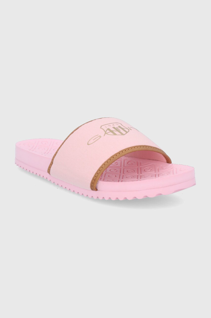

Шлепанцы Gant Plagepool женские цвет розовый