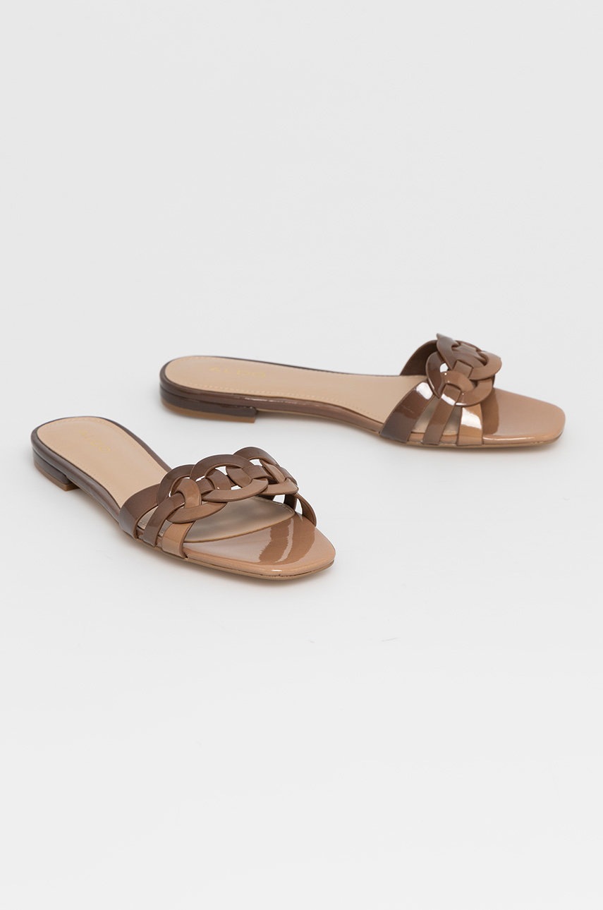

Шльопанці Aldo жіночі колір коричневий