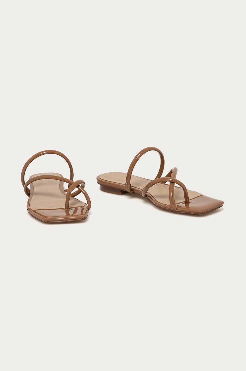 

Шльопанці Aldo жіночі колір бежевий