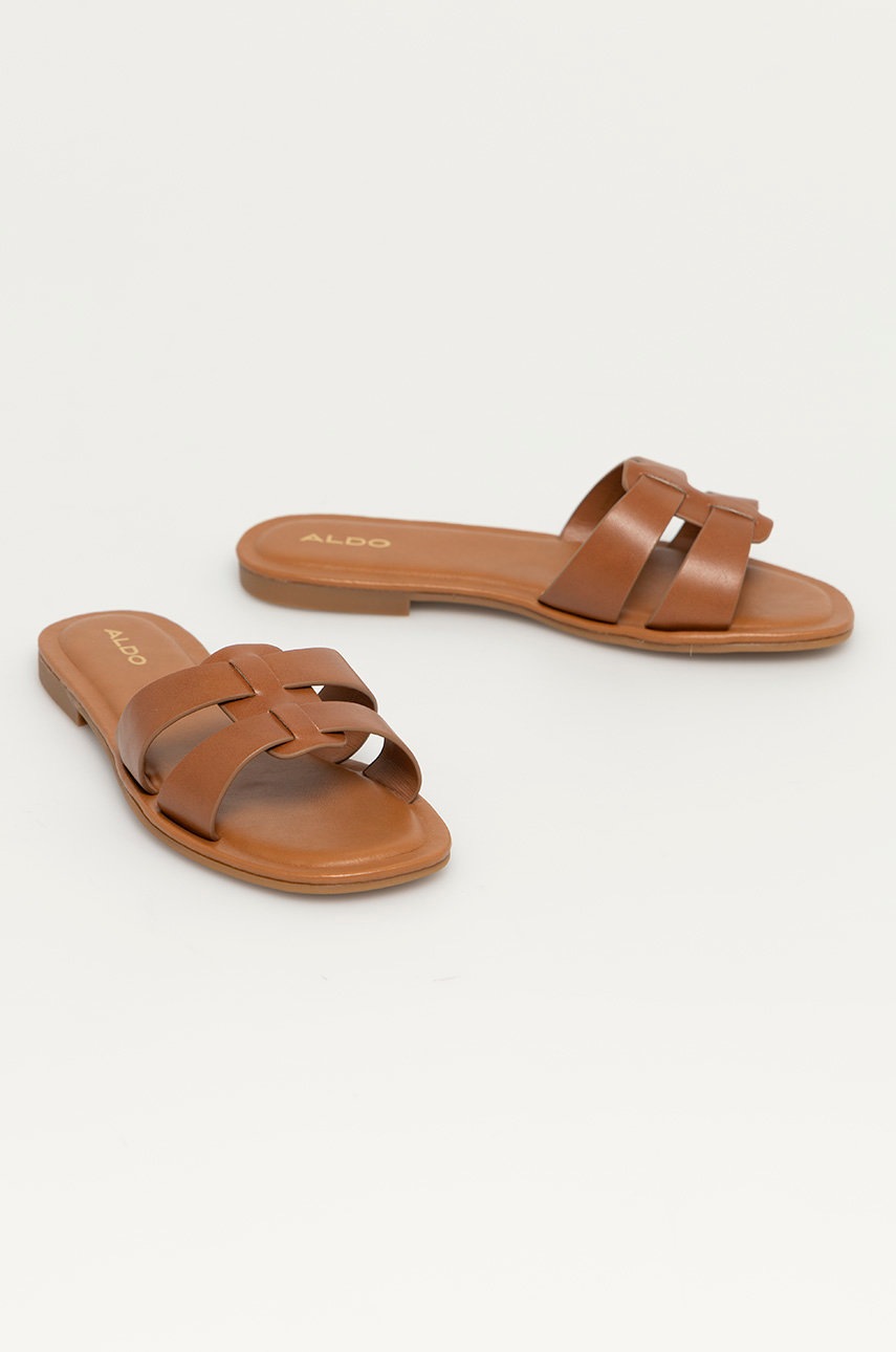 

Шльопанці Aldo жіночі колір коричневий