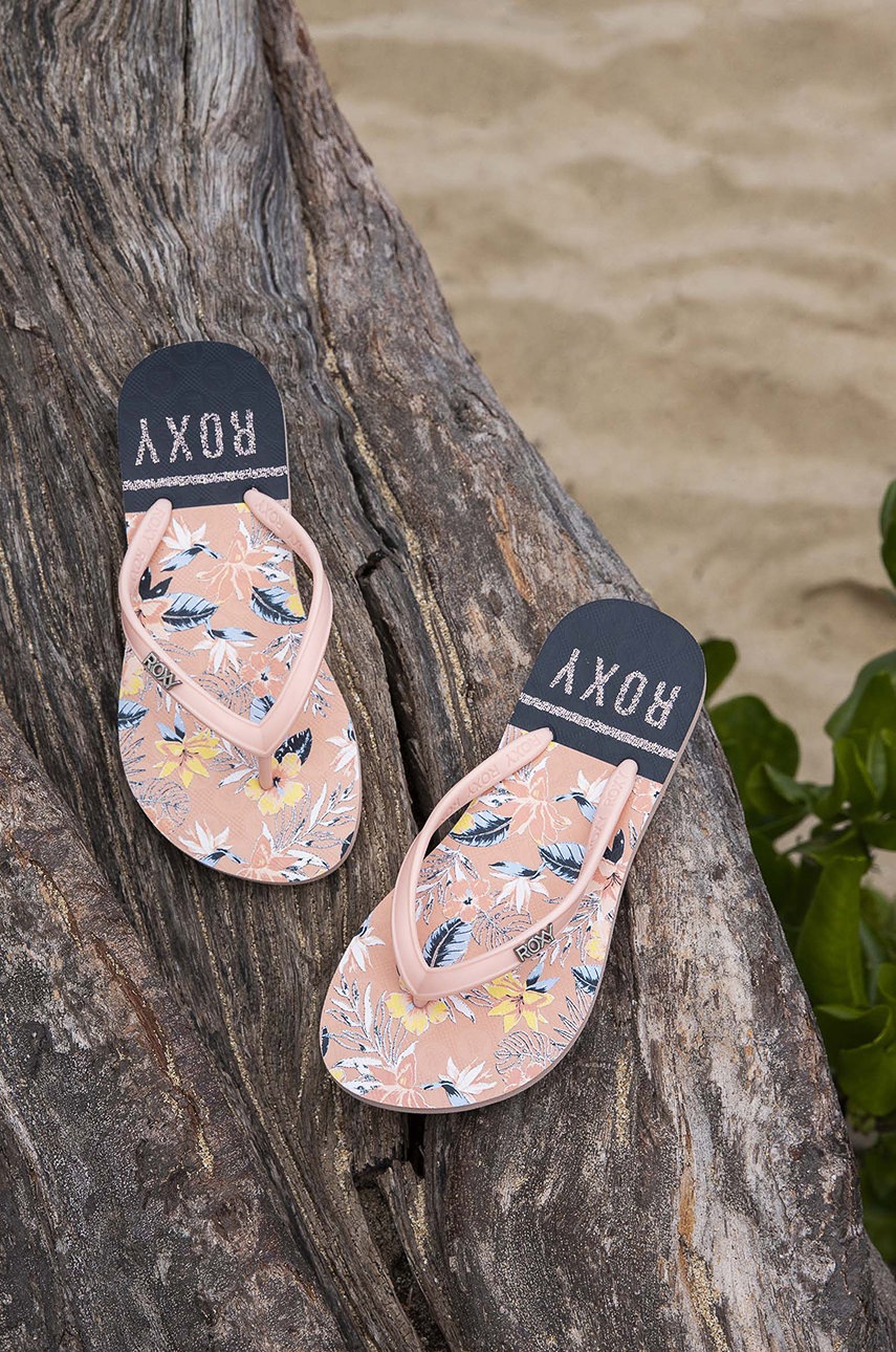 

Детски джапанки Roxy в оранжево, Оранжев