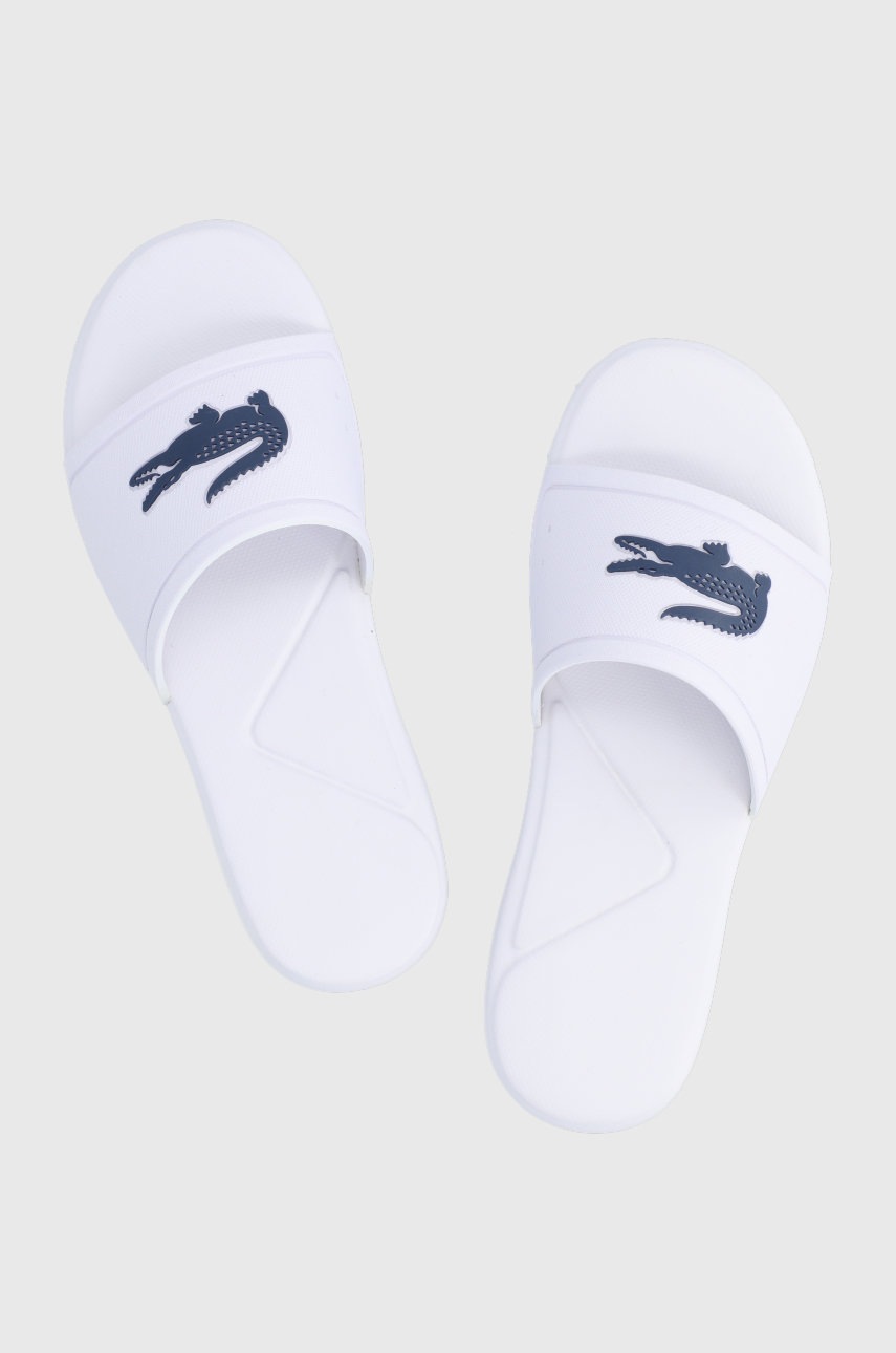 

Дитячі шльопанці Lacoste колір білий