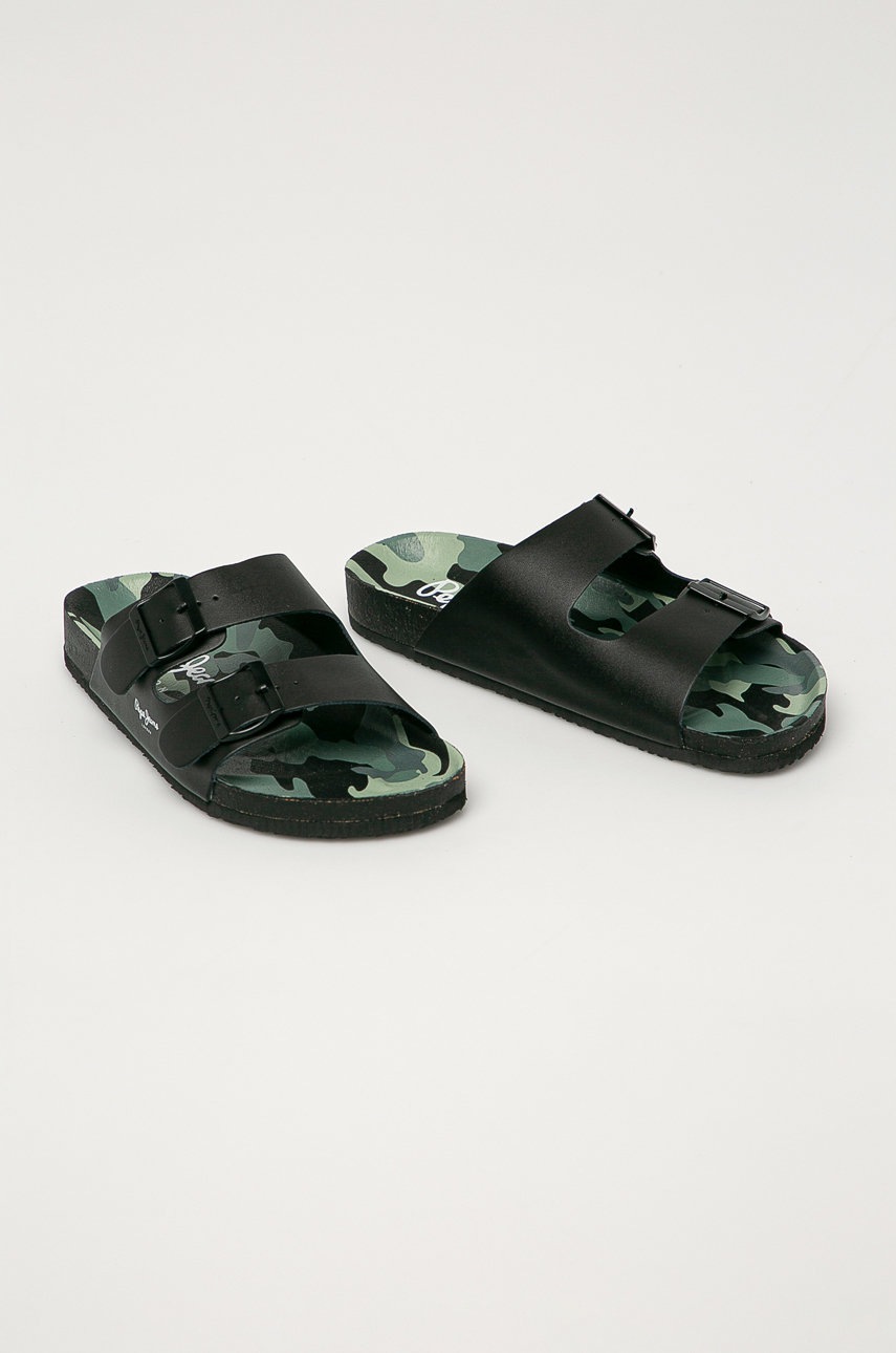

Pepe Jeans - Кожаные шлепанцы Bio Buckles