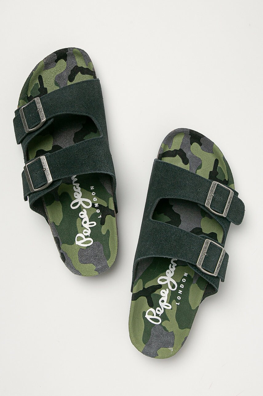 

Pepe Jeans - Замшевые шлепанцы Bio Buckless