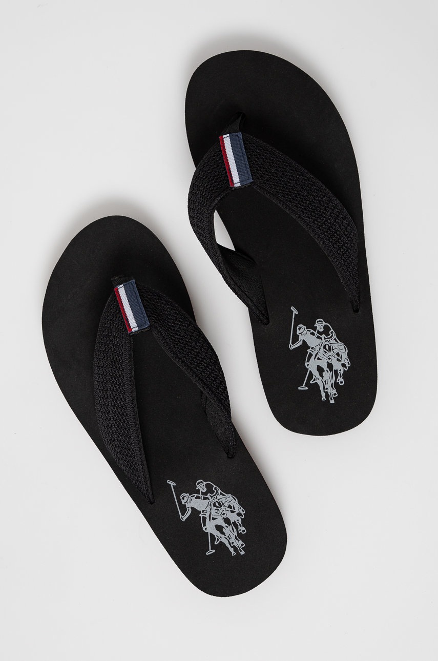 

Вьетнамки U.S. Polo Assn. мужские цвет чёрный