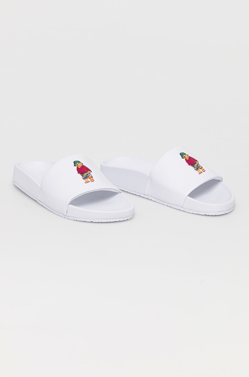 

Шлепанцы Polo Ralph Lauren мужские цвет белый