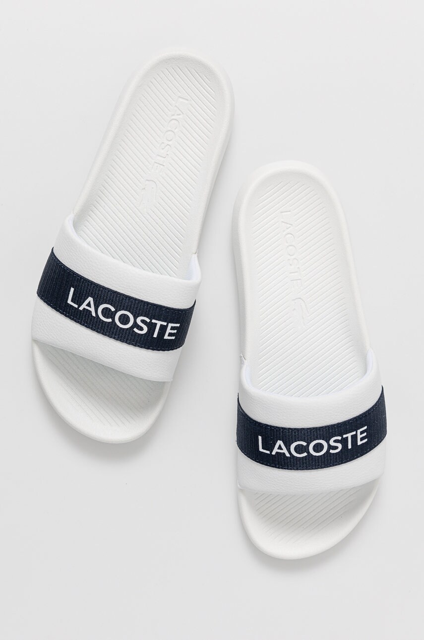 

Шлепанцы Lacoste мужские цвет белый