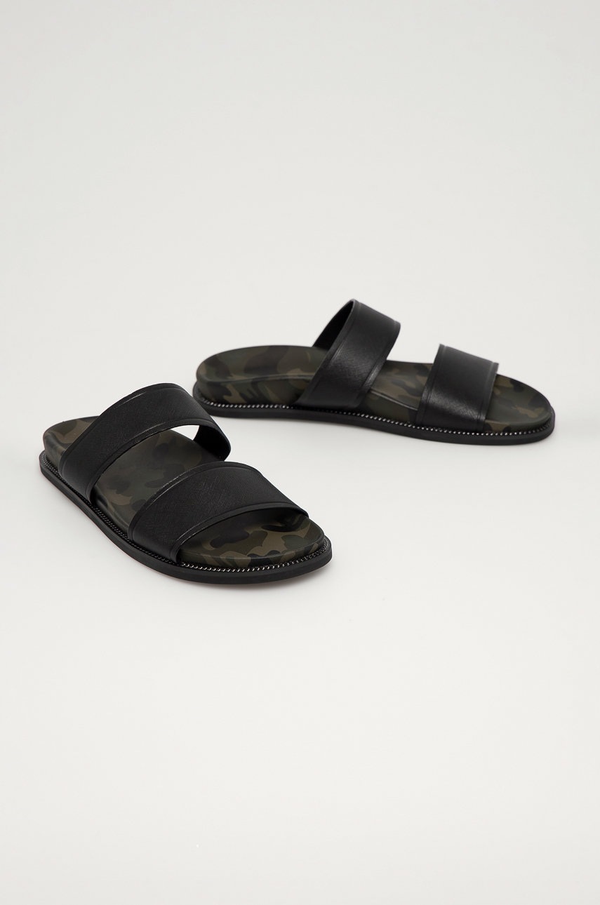 

Кожаные шлепанцы Aldo мужские цвет чёрный