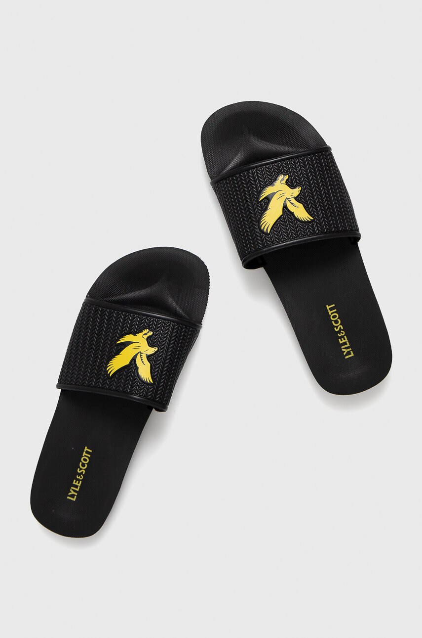 

Шльопанці Lyle & Scott чоловічі колір чорний