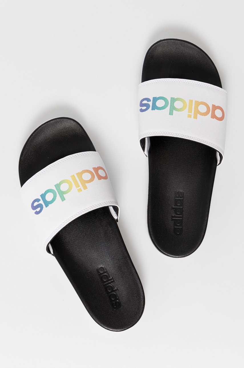 

Шльопанці adidas ADILETTE чоловічі колір білий