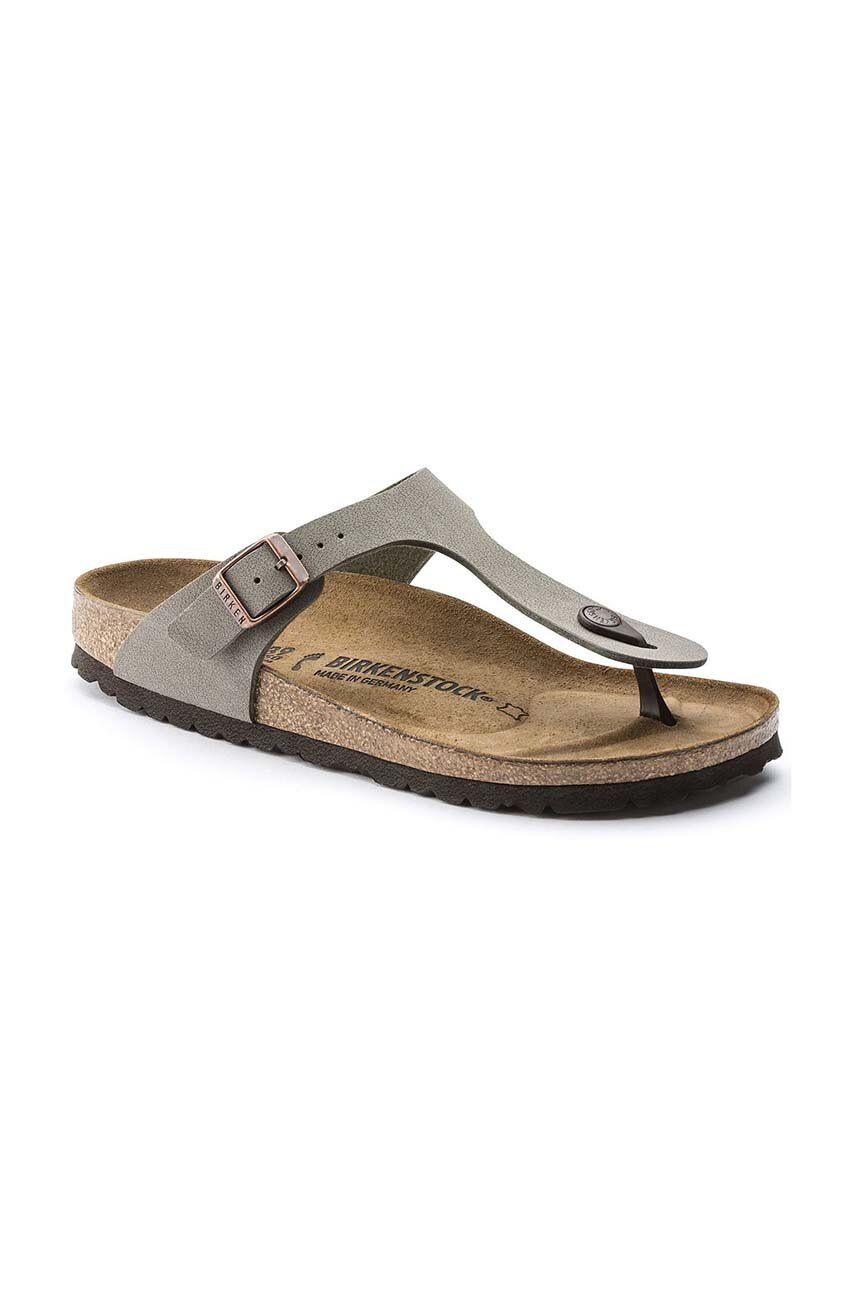 Σαγιονάρες Birkenstock Gizeh χρώμα: γκρι, 43391 φωτογραφία