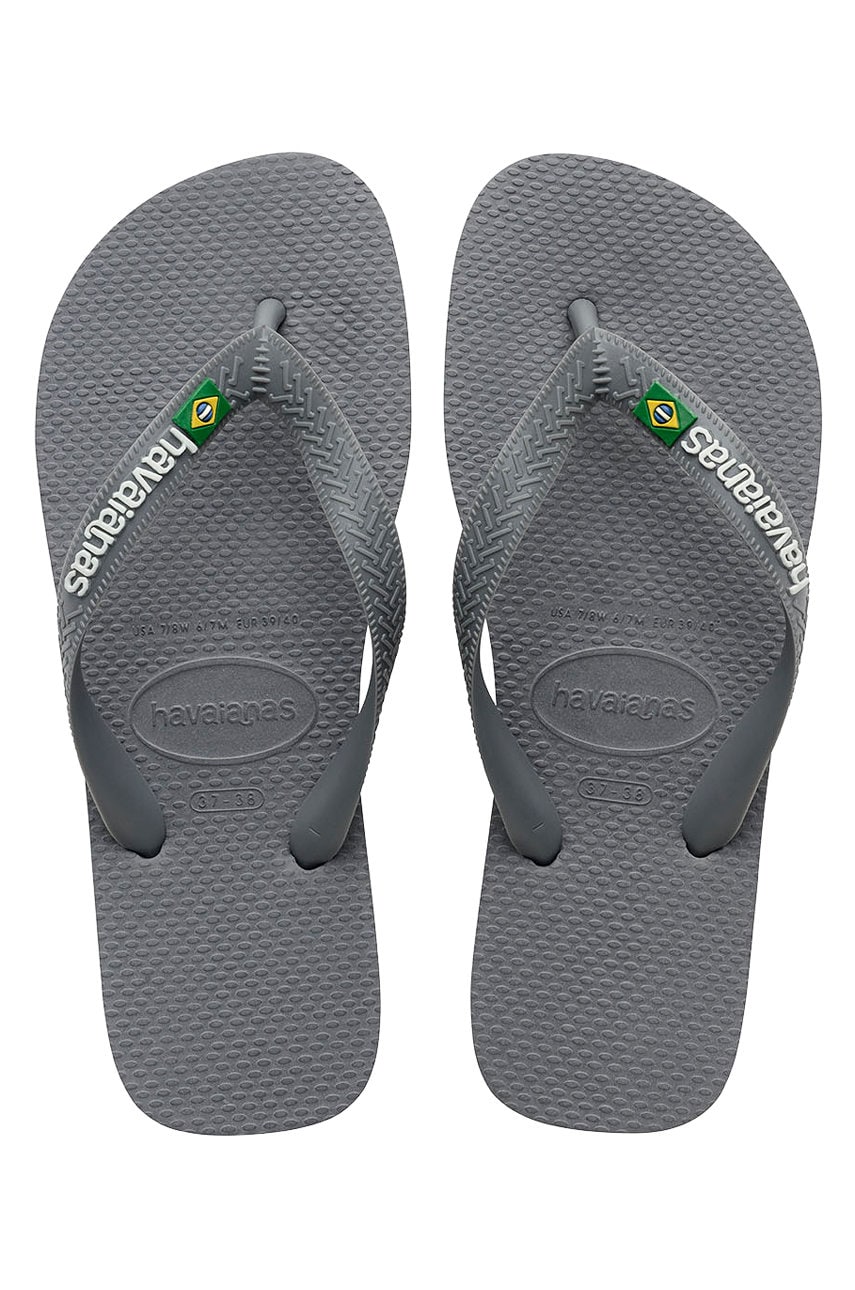 Havaianas șlapi BRASIL LOGO culoarea gri 4110850.5002 Havaianas șlapi BRASIL LOGO culoarea gri 4110850.5002