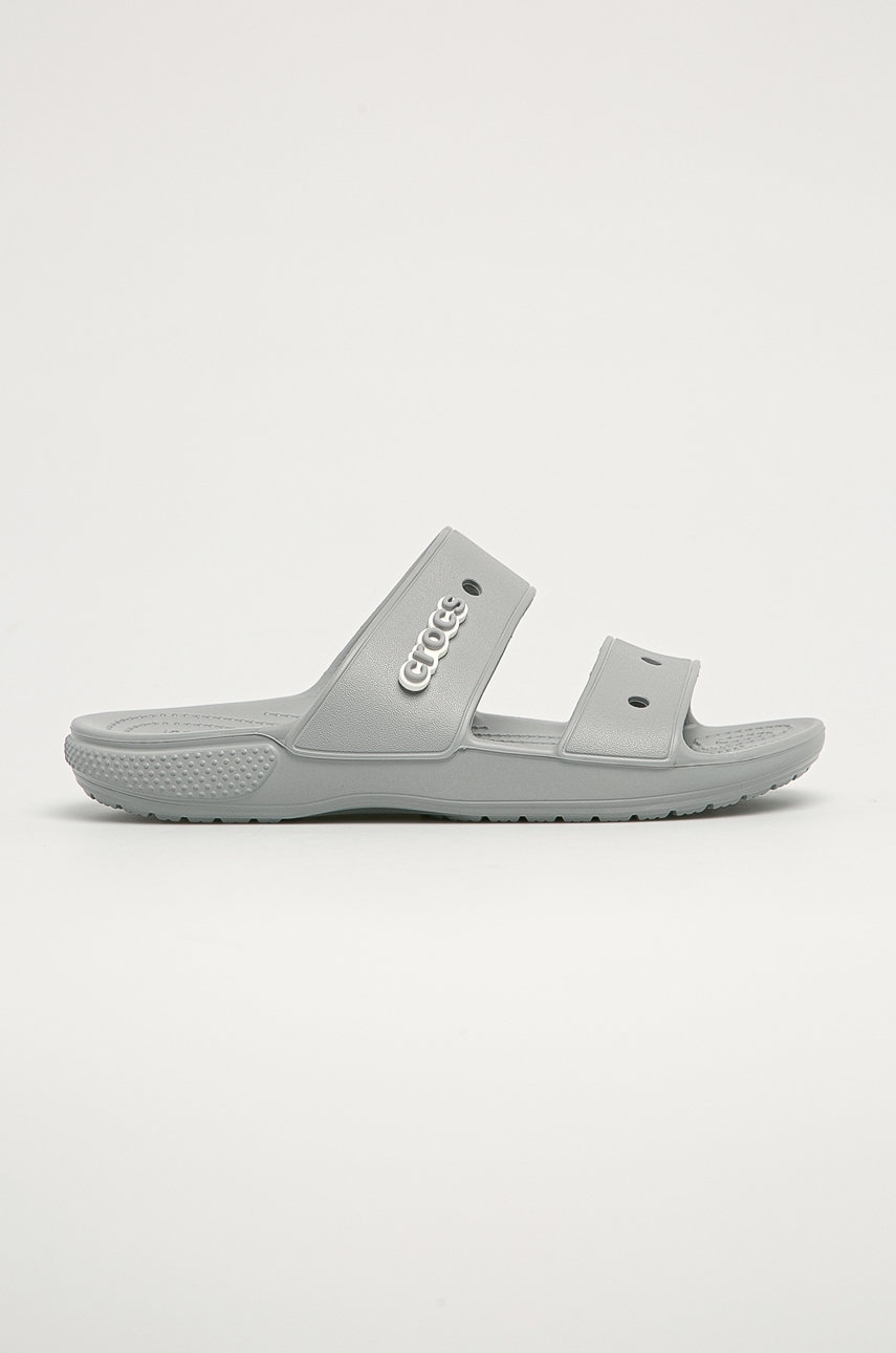 Crocs Papuci culoarea gri CLASSIC.SANDAL.206761.U-LIGHTGREY