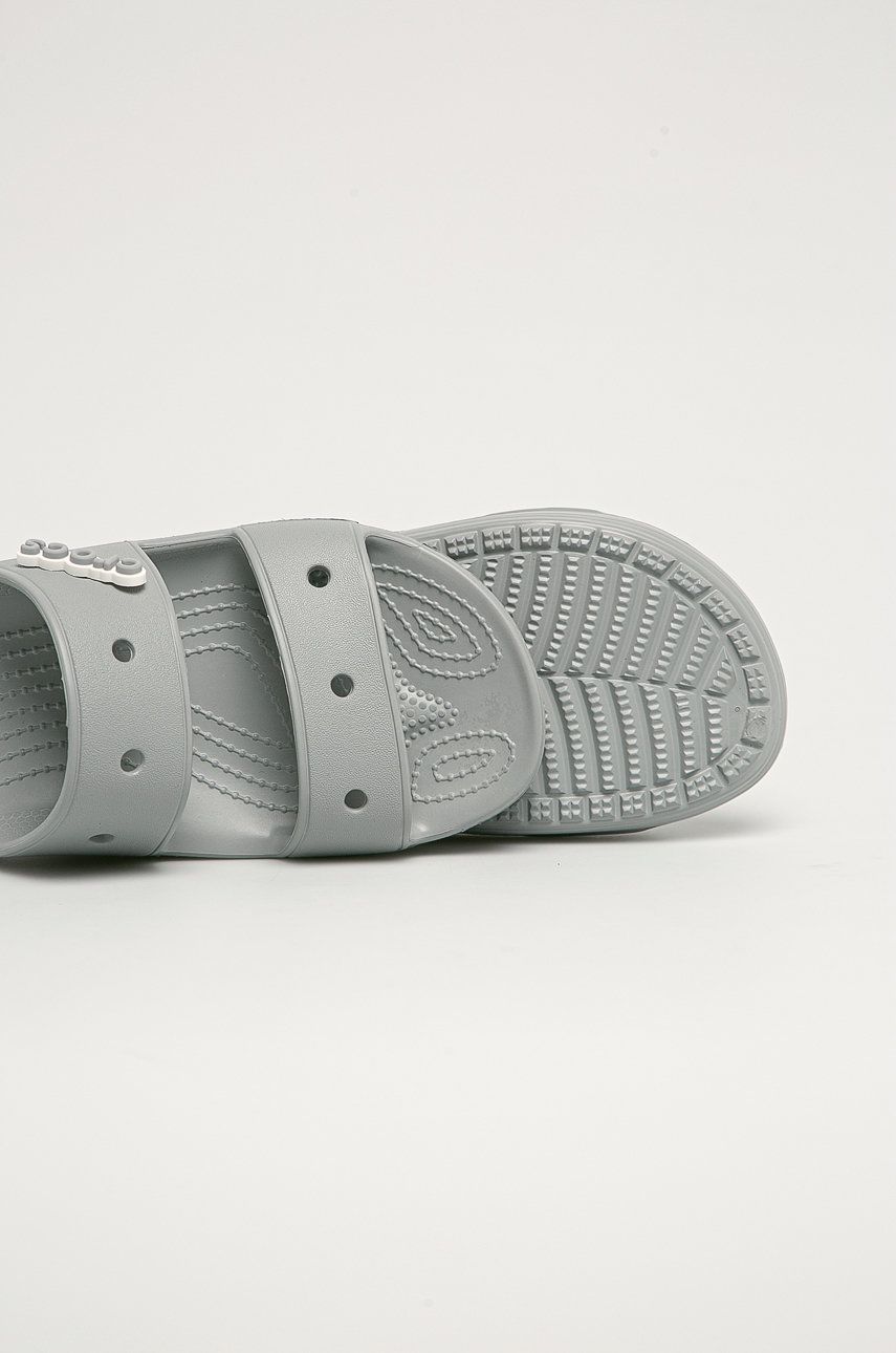 Crocs Papuci Classic Crocs Sandal Culoarea Gri, 206761