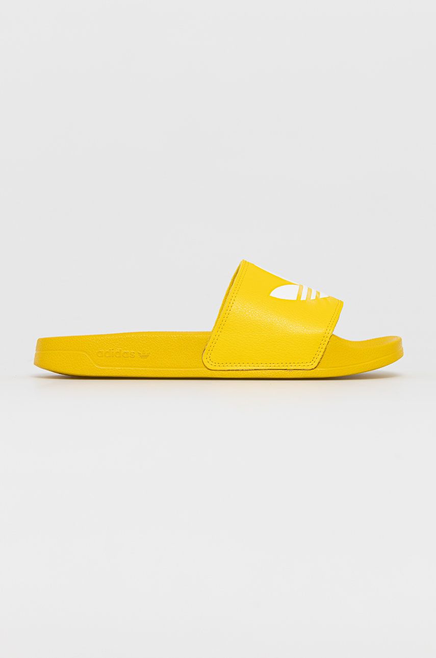 Šľapky adidas Originals Adilette Lite žltá farba
