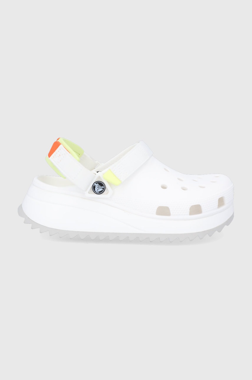 

Чехли Crocs в бяло, Бял