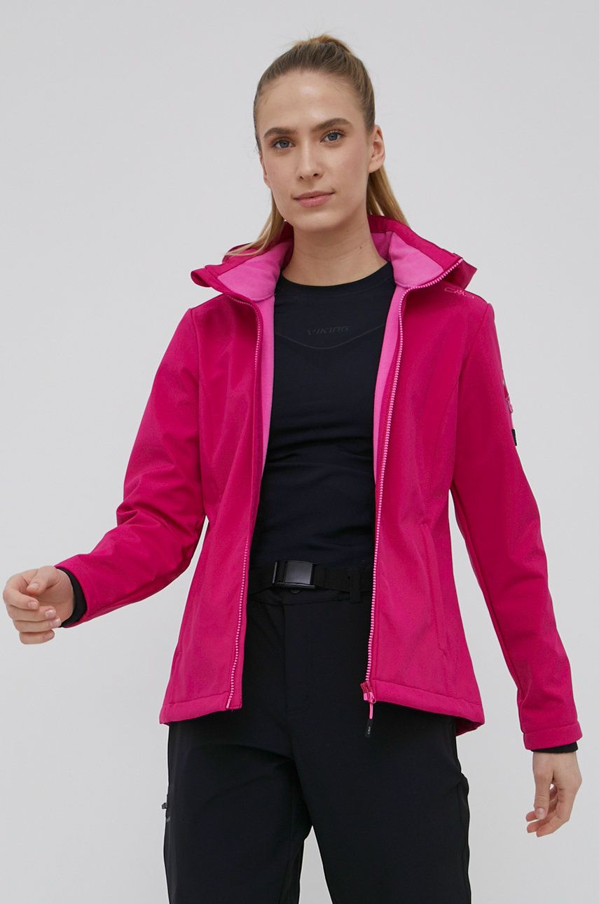 CMP geaca culoarea roz, de iarna answear.ro imagine 2022 13clothing.ro