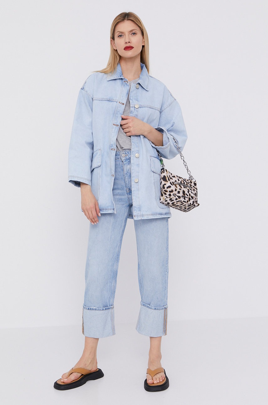 

Джинсовая куртка Bimba Y Lola женская переходная oversize