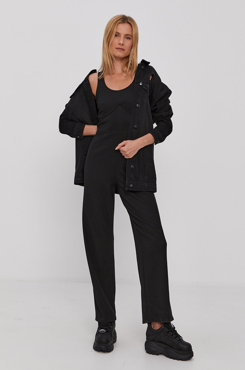 

Джинсовая куртка Vero Moda женская цвет чёрный переходная oversize