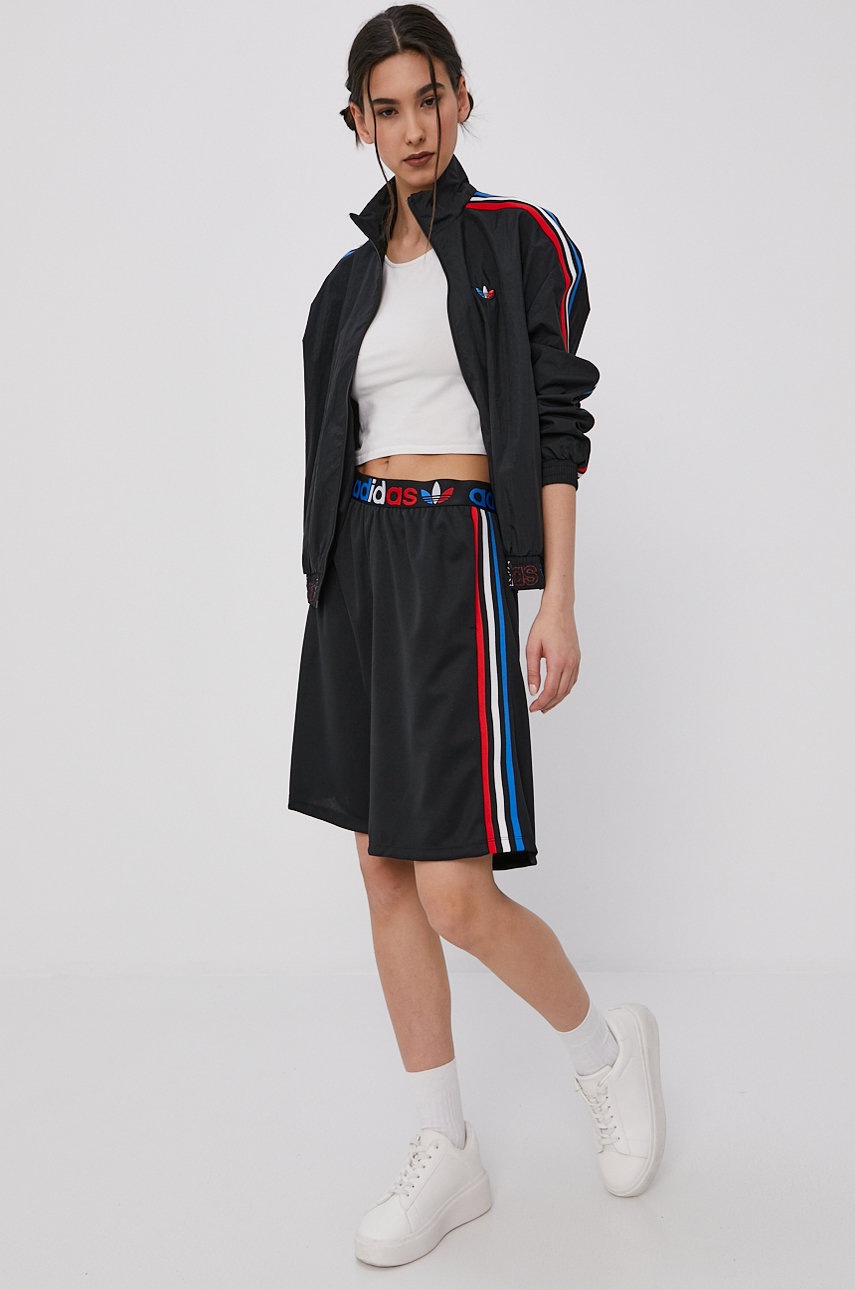 

Куртка adidas Originals женская цвет чёрный переходная