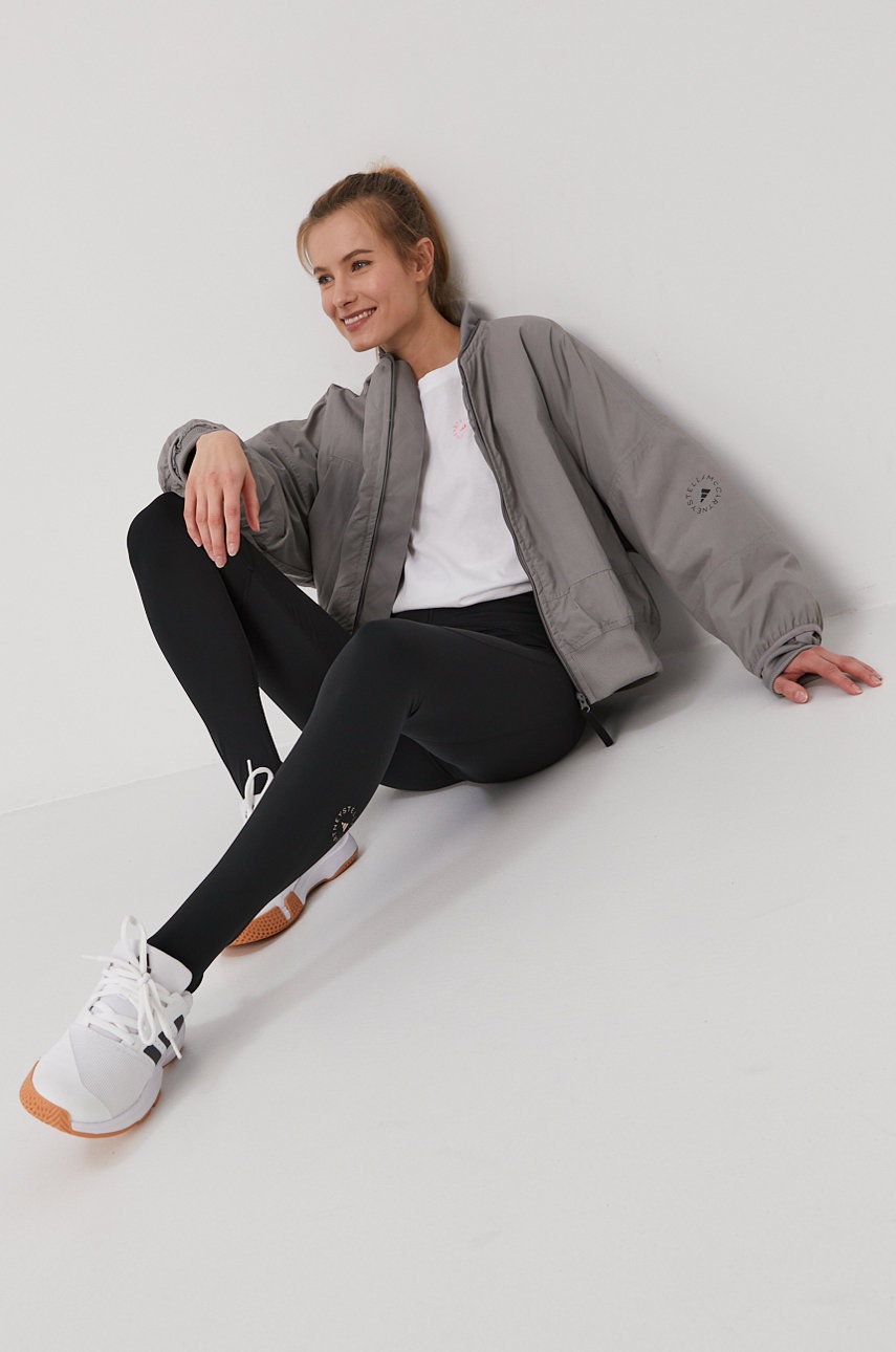 

Куртка adidas by Stella McCartney жіноча колір сірий зимова