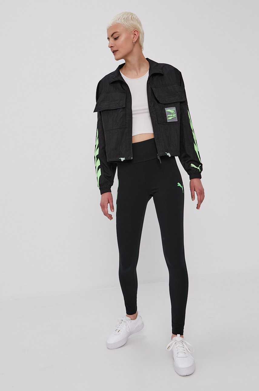 

Куртка Puma 597770 женская цвет чёрный переходная