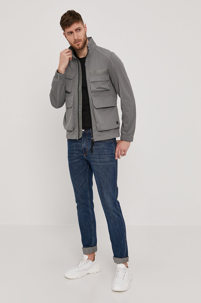

Куртка G-Star Raw колір сірий перехідна
