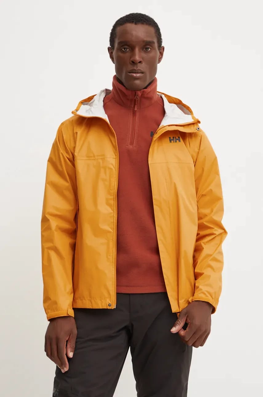 Helly Hansen geaca de ploaie Loke barbati, culoarea verde, 62252 Helly Hansen geaca de ploaie Loke barbati, culoarea verde, 62252