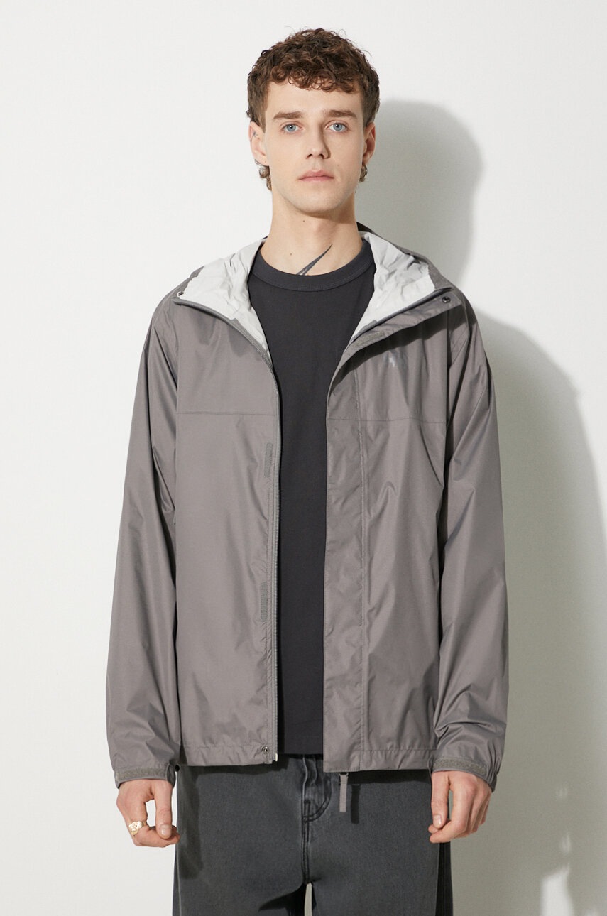 Nepromokavá bunda Helly Hansen Loke pánská, šedá barva, 62252-402