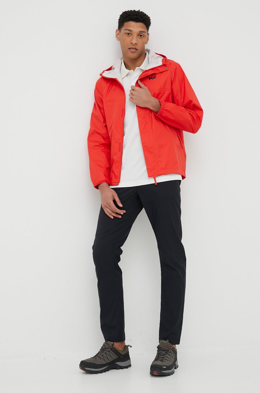 

Дождевик Helly Hansen Loke мужская цвет красный