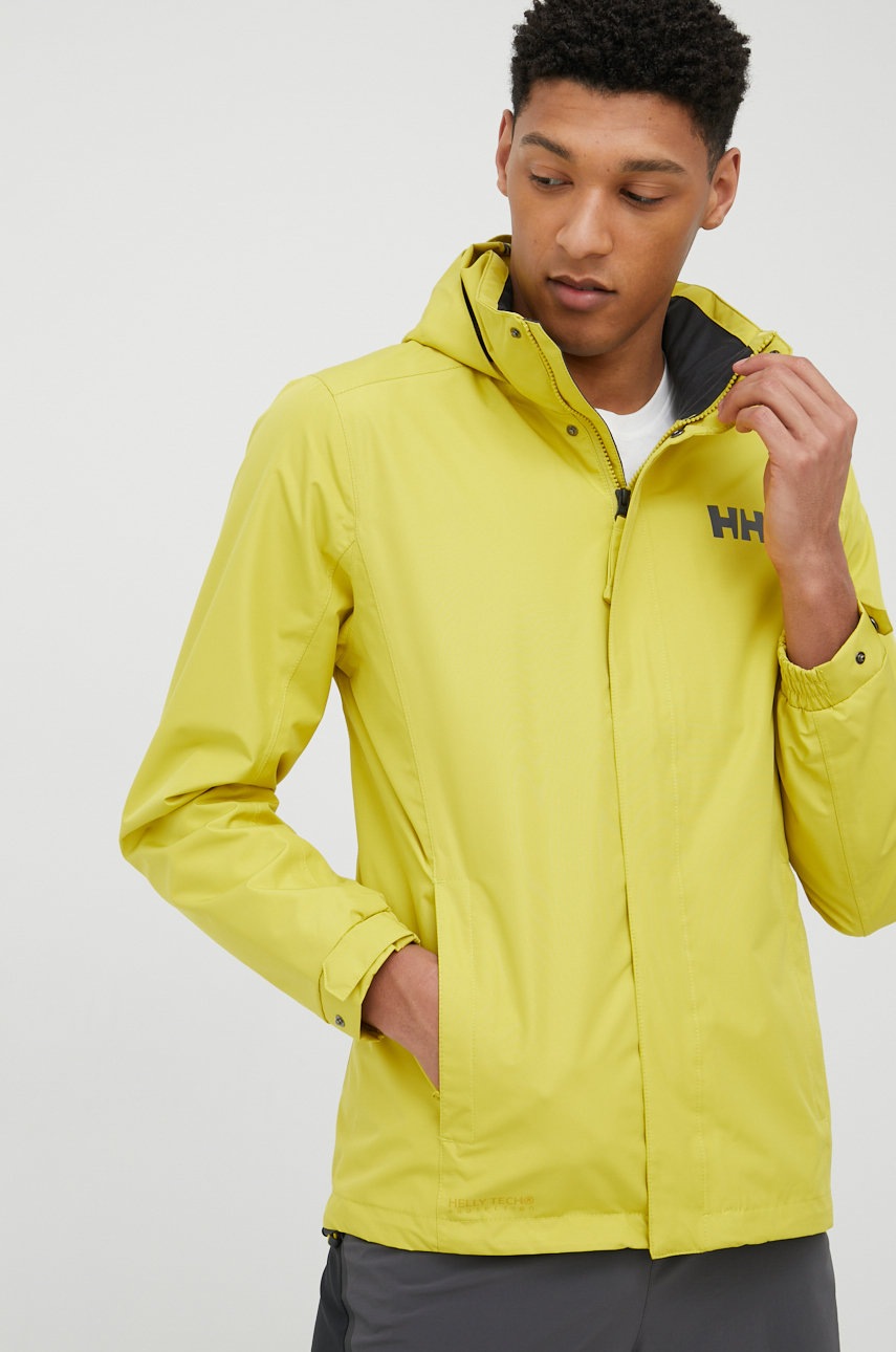 

Яке за спортове на открито Helly Hansen Dubliner в зелено с gore-tex, Зелен