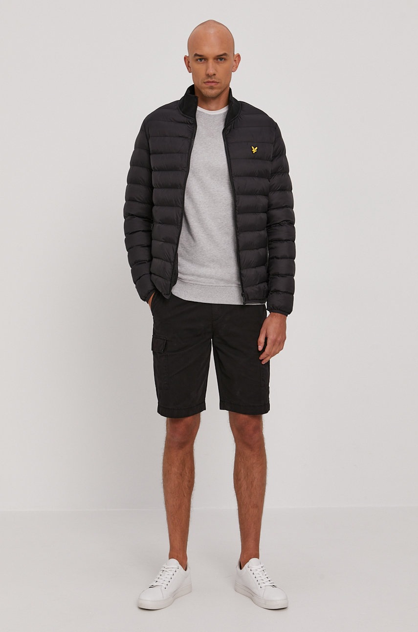 

Куртка Lyle & Scott мужская цвет чёрный зимняя