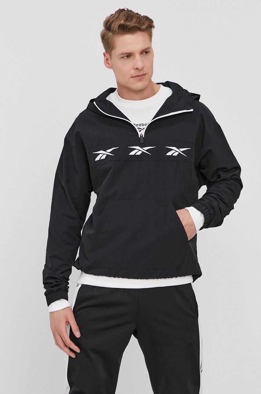 

Куртка Reebok GJ0646 мужская цвет чёрный переходная