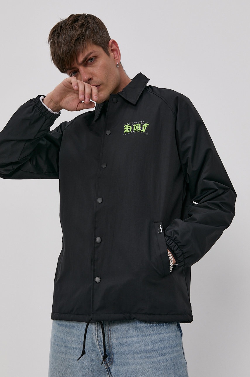 

Куртка HUF мужская цвет чёрный переходная oversize