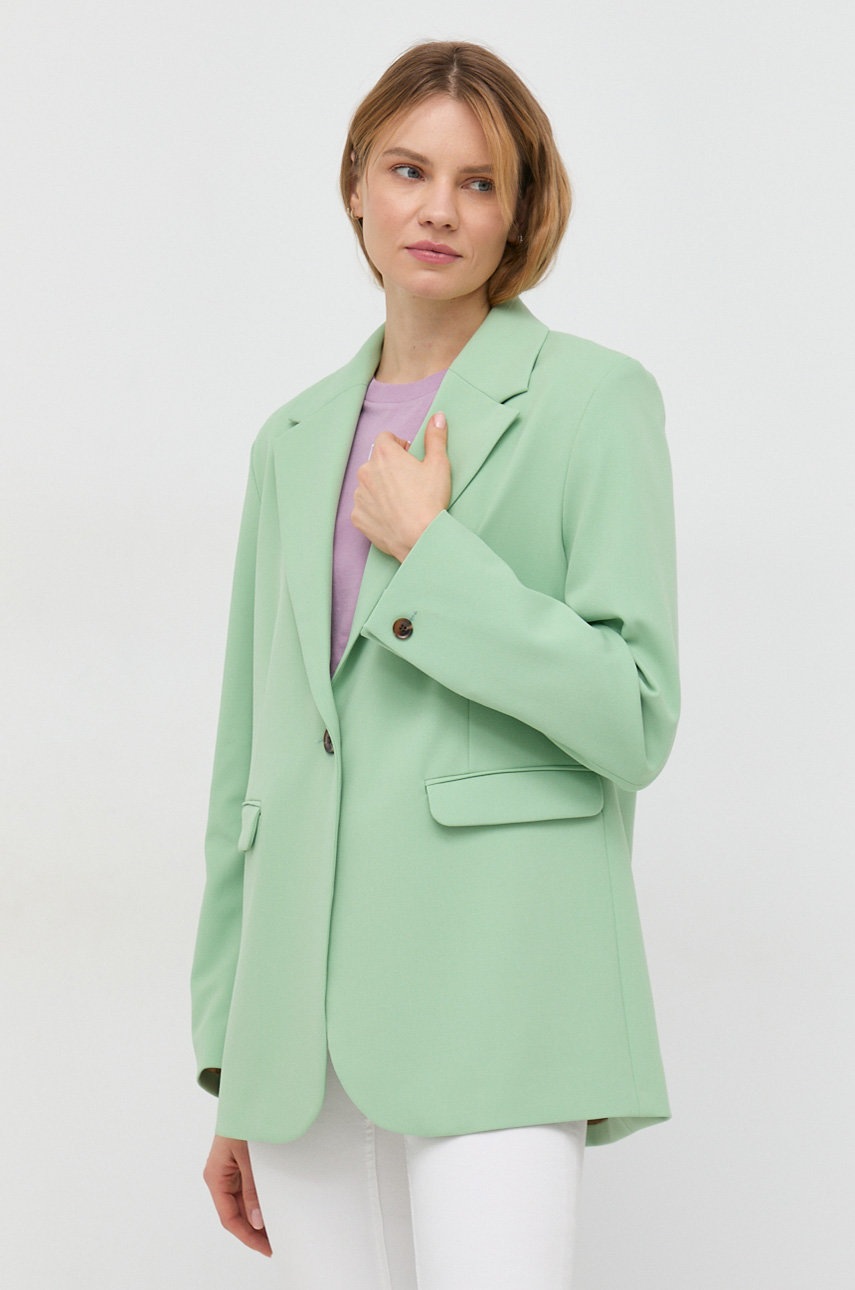 Σακάκι Samsoe Samsoe χρώμα: πράσινο φωτογραφία